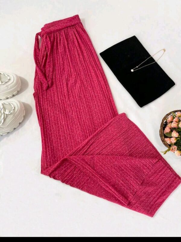 Pantalon holgado rosa Unitalla