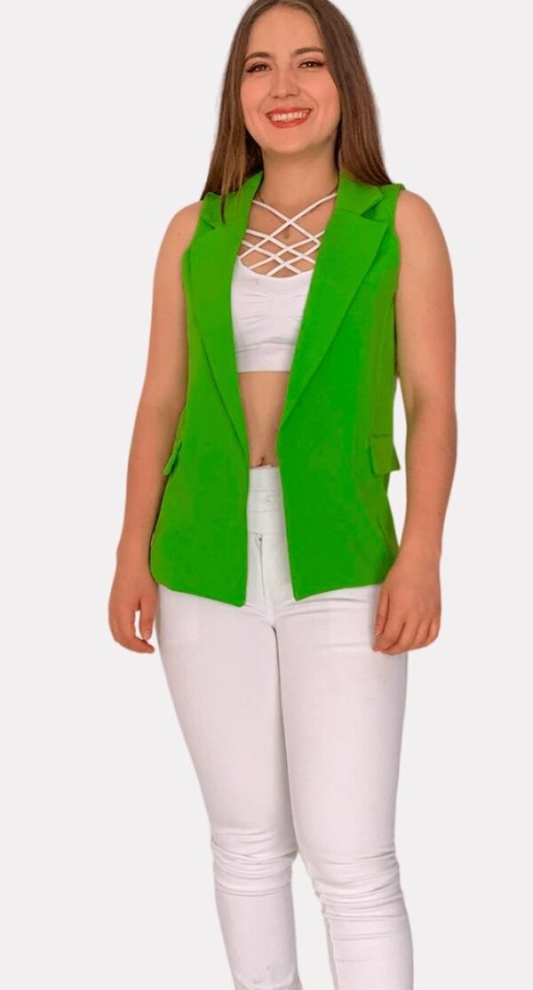 Chaleco verde m6087 talla G