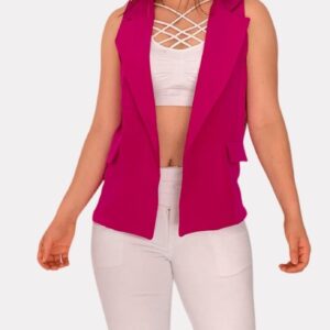 Chaleco magenta m6087 talla M