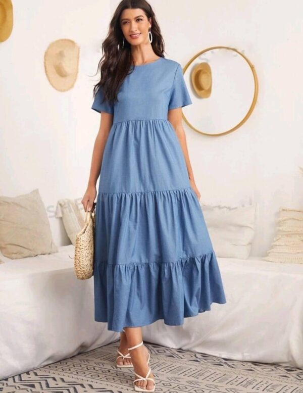 VESTIDO AZUL XXL
